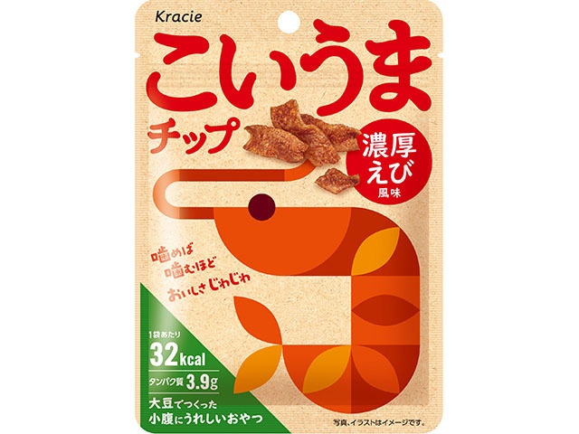 クラシエフーズ販売 こいうまチップ濃厚えび風味 ×160 【送料込】(一部地域別途)
