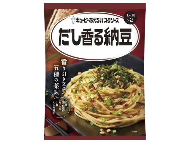 ＱＰ あえるパスタソース だし香る納豆 ×36 【全国送料無料】(一部地域別途)