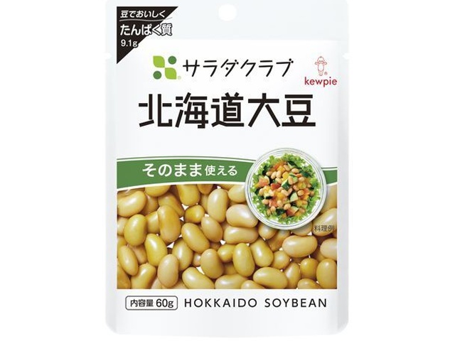 ＱＰ サラダ菜野球クラブ北海道大豆 ６０ｇ ×40 【全国貨物輸送無料】(構成成分領域別途)