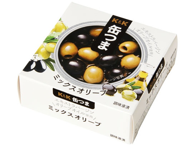 Ｋ＆Ｋ 缶つまレストランミックスオリーブ ×24 【全国送料無料】(一部地域別途)