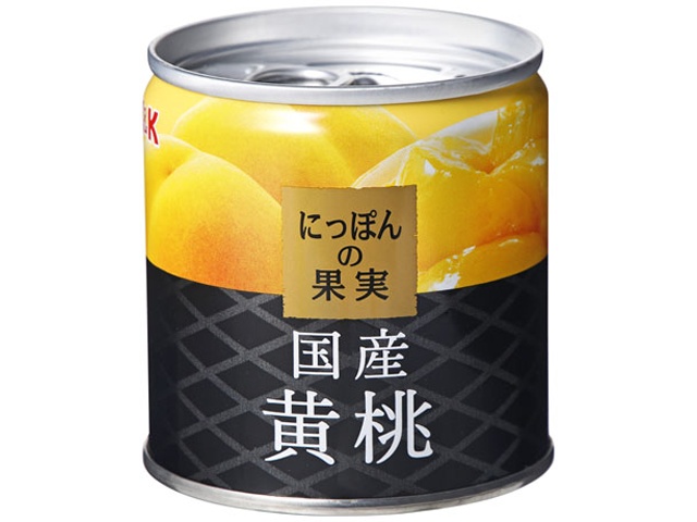 Ｋ＆Ｋ にっぽんの果実 国産黄桃１９５ｇ ×24 【全国送料無料】(一部地域別途)