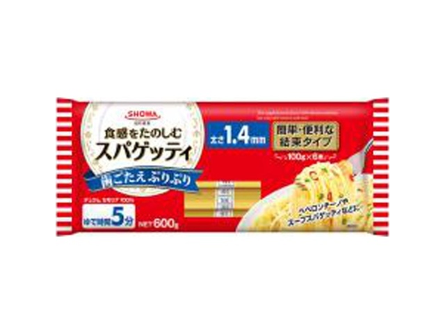 昭和 結束スパゲッティ１．４ｍｍ６００ｇ ×24 【全国送料無料】(一部地域別途)
