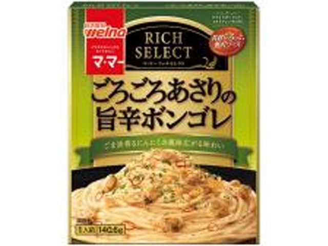 マ・マー リッチセレクト旨辛ボンゴレ １人前 ×30 【全国送料無料】(一部地域別途)