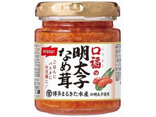 ニッスイ 口福の明太子なめ茸 ９０ｇ  ×24 【全国送料無料】(一部地域別途)