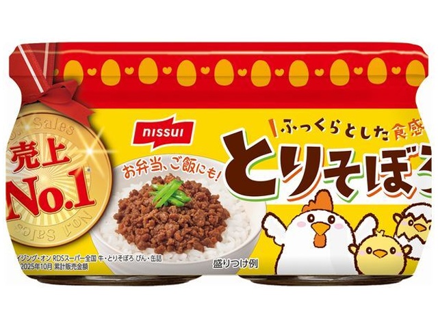ニッスイ とりそぼろ ２個パック  ×24 【全国送料無料】(一部地域別途)