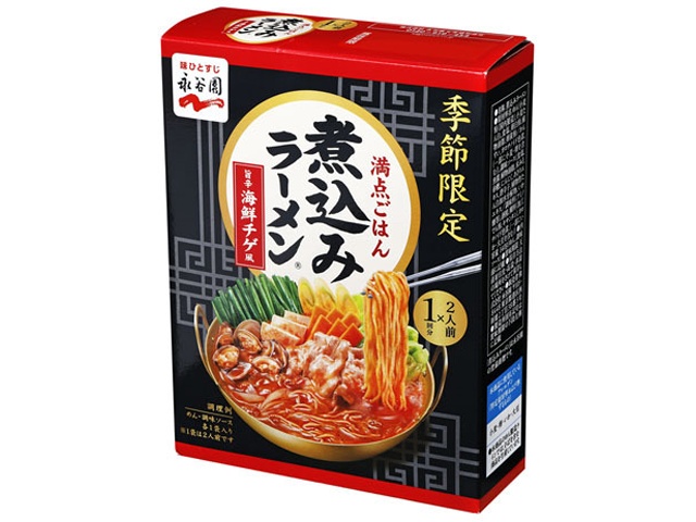 永谷園 煮込みラーメン 旨辛海鮮チゲ風二人前 ×48 【全国送料無料】(一部地域別途)