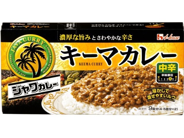 ハウス食品 ジャワカレー キーマカレー中辛１７６ｇ ×60 【全国送料無料】(一部地域別途)