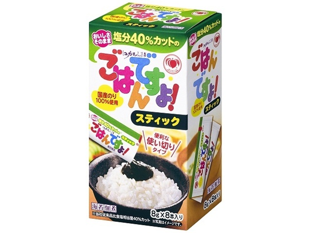 桃屋 塩分４０％カットごはんですよ！スティック  ×60 【全国送料無料】(一部地域別途)