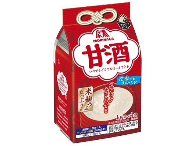 森永 甘酒 ４袋入   ×20 【全国送料無料】(一部地域別途)