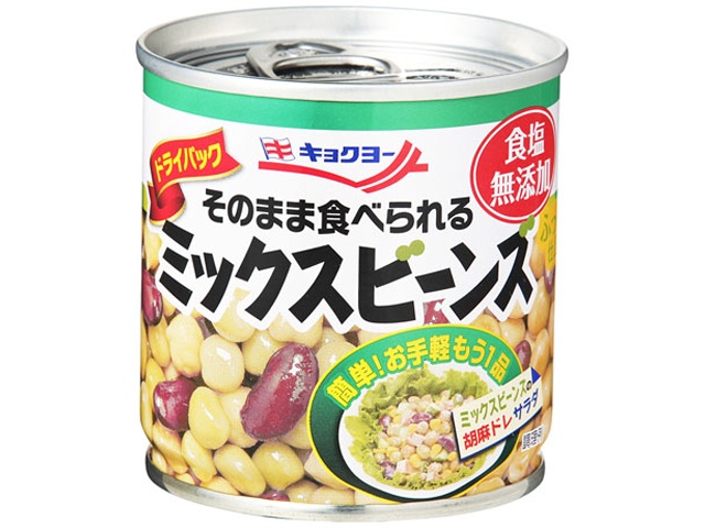 極洋 そのまま食べられるミックスビーンズ １１０ｇ ×48 【全国貨物輸送無料】(構成成分領域別途)