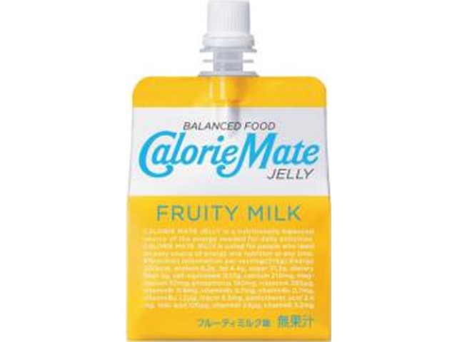 カロリーメイトゼリー フルーティミルク味 ２１５ｇ ×24 【全国送料無料】(一部地域別途)