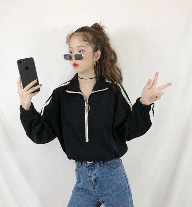 韓国 ファッション レディース ジャケット プルオーバー