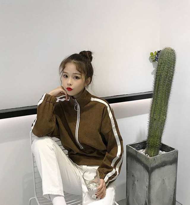オーバーコーデュロイテディジャケット 韓国 韓国ファッション