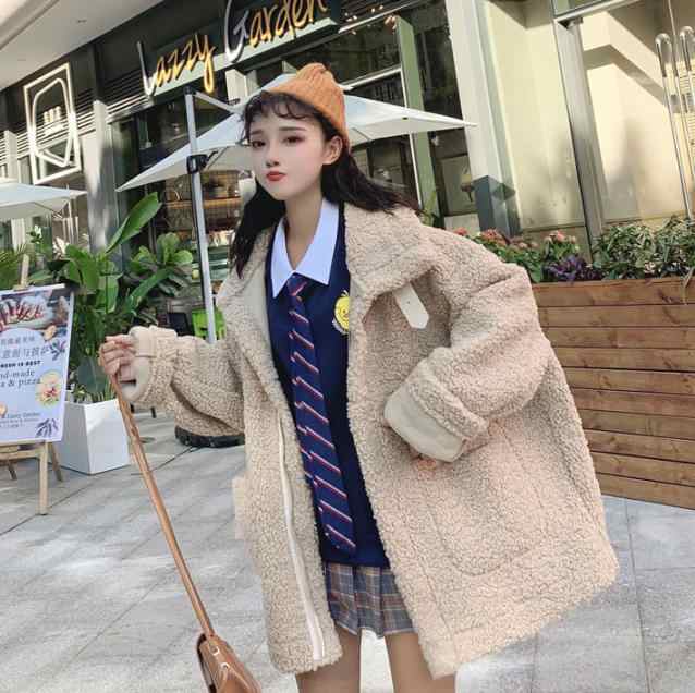 韓国 ファッション レディース ボアジャケット コート アウター