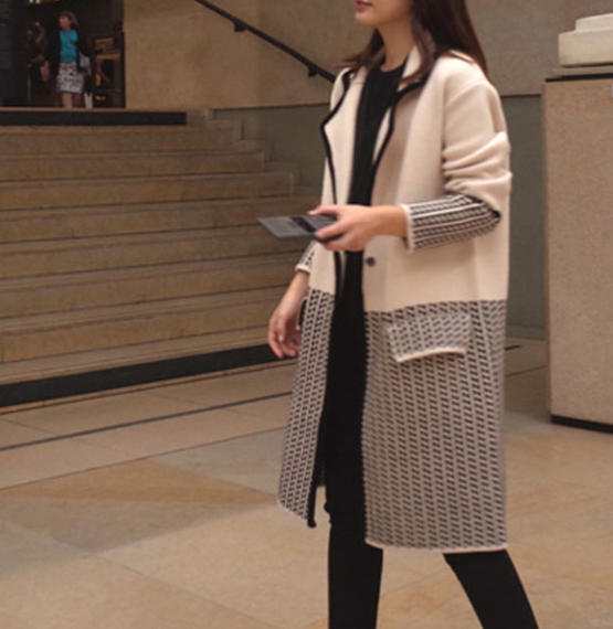 韓国 ファッション レディース チェスターコート ロングコート アウター ゆったり オフィス カジュアル 大人可愛い きれいめ 通勤 秋冬の通販は