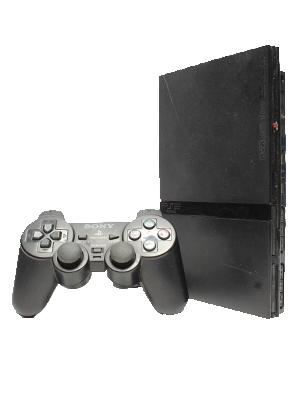 【中古】 PlayStation2：チャコール・ブラック（SCPH70000CB）／本体