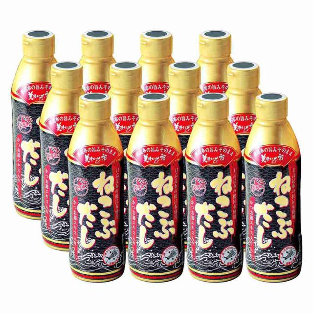 【公式】美味いもの市　ねこぶだし　450ml×6本×2　 / お1人様1点限り/ 梅沢富美男さん 絶賛 とれたて！美味いもの市_1