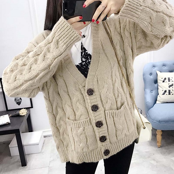 ざっくり ニット カーディガン 長袖 Vネック レディース ケーブル編み セーター ポケット 秋冬 送料無料の通販はau Pay マーケット Cow Mountain ざっくり ニット カーディガン 長袖 Vネック レディース ケーブル編み セーター ポケット 秋冬 送料無料の通販はau Pay マーケット Cow Mountain