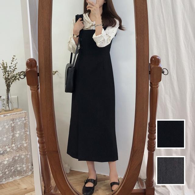 韓国 ファッション レディース ワンピース 秋 冬 新作 カジュアル Ptxd092 タイト ロング フロントスリット ジャンパースカート ジャンの通販はau Pay マーケット 韓国 ワンピース パーティードレス Kilakilastyle キラキラスタイル