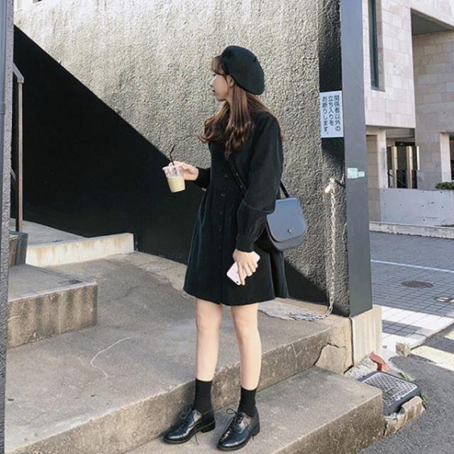 韓国 ファッション レディース ワンピース 秋 冬 新作 カジュアル Ptxd575 コーデュロイ シャツ スモッグ風 ギャザー ミニワンピ ガーリの通販はau Pay マーケット 韓国 ワンピース パーティードレス Kilakilastyle キラキラスタイル