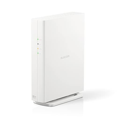 エレコム Wifi ルーター 無線LAN 最新規格 Wi-Fi6 11ax / 11ac IPv6対応 (IPoE) AX3000 2402+574Mbps 有線Giga 縦置き・壁掛け対応 ビー