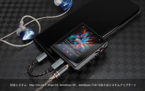 Hidizs AP80PRO-XポータブルHiFiミュージックプレーヤー,ポータブルDAPオーディオ,デジタルオーディオプレーヤー,ハイレゾプレーヤー,3.5