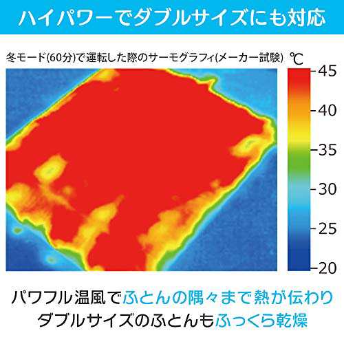 アイリスオーヤマ 布団乾燥機 カラリエ 温風機能付 マット不要 布団1組・靴1組対応 ピンク FK-C2-P