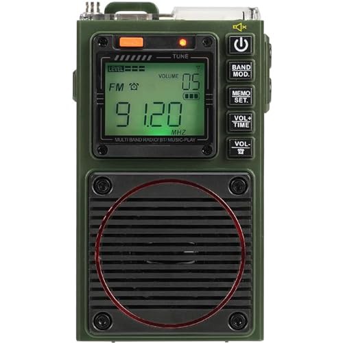 Retekess TR111ラジオ ポータブルラジオ アマチュア無線 vhf 短波ラジオ 充電式スピーカー 懐中電灯 SOSアラーム AM/FM/SW TF TWS テクノ