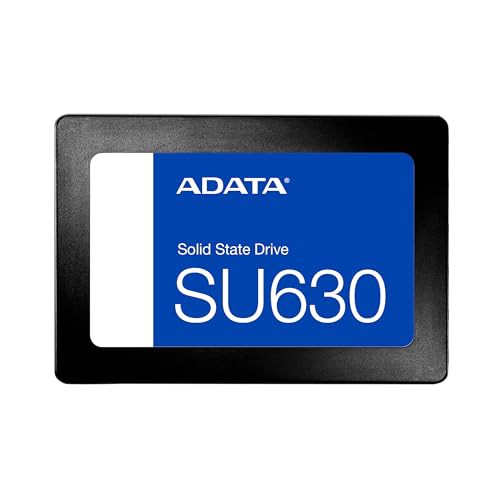 エイデータ(Adata) ADATA 2.5インチ 内蔵SSD 480GB SU630シリーズ 3D NAND QLC搭載 SMIコントローラー 7mm ASU630SS-480GQ-R