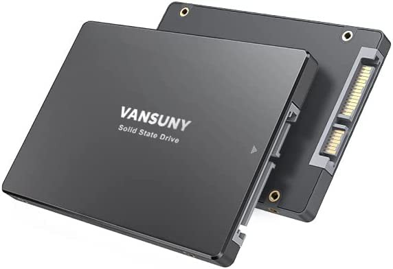 Vansuny 内蔵SSD 512GB SATA III SSD 2.5 インチ内蔵ソリッド ステート ドライブ 高度な 3D NAND フラッシュ 最大 550MB/秒の PC ラップ