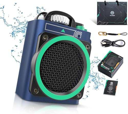 MUZEN Wild Go Bluetooth Speaker ポータブル スピーカー buletooth5.0 アウトドア・キャンプ スピーカー IPX5防水 Type-C充電 8時間連続