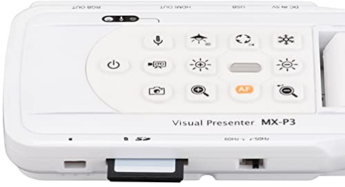 エルモ社 4Kコンパクト書画カメラ Visual Presenter MX-P3（MX-P2の後継機）