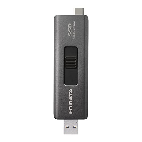 アイ・オー・データ IODATA スティックSSD 500GB USB-A&USB-C搭載 小型 ポータブル【iPhone15動作確認済み/iPad/Windows/Mac/PS5】USB 3.