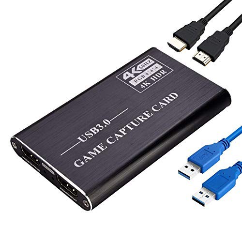 USB3.0 GAME CAPTURE CARD HDMI USB3.0 HD ビデオキャプチャドングルは キャプチャーボード 4K HDMIビデオキャプチャカード、 ゲームキャ