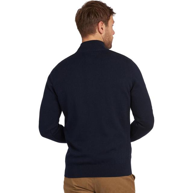 (取寄) バブアー メンズ コットン 1/2-ジップ セーター - メンズ Barbour men Cotton 1/2-Zip Sweater - Men's Navy