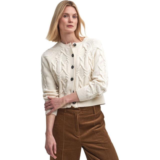 (取寄) バブアー レディース ローレライ ニット カーディガン セーター - ウィメンズ Barbour women Lorelei Knit Cardigan Sweater - Women's Ecru