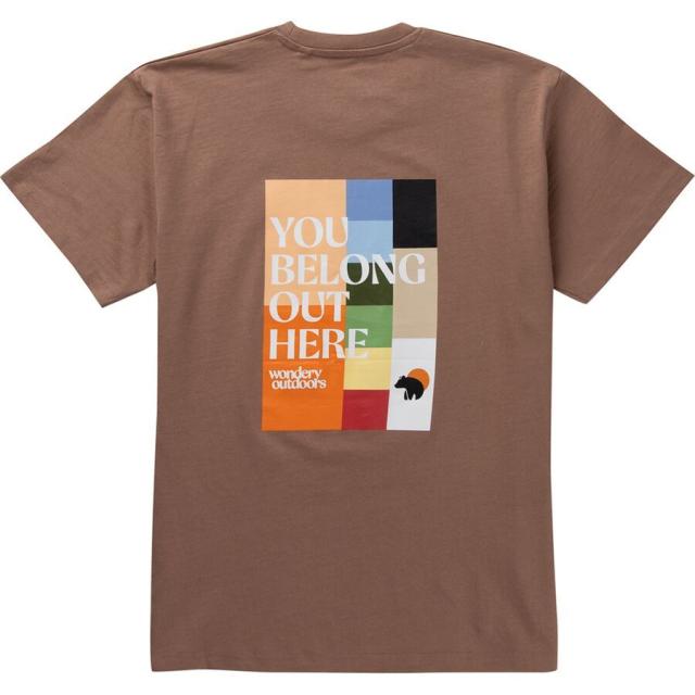 (取寄) ワンダリー レディース モットー グリッド T-シャツ - ウィメンズ Wondery women Motto Grid T-Shirt - Women's Clay
