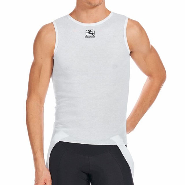 (取寄) ジョルダーナ メンズ スリーブレス ベースレイヤー— - メンズ Giordana men Sleeveless Baselayer  - Men's Whiteの通販は 8,550円