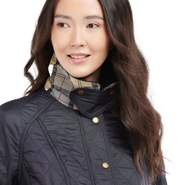 (取寄) バブアー レディース ビードネル ポーラーキルト ジャケット Barbour women Beadnell Polarquilt Jacket Black/Black 取寄) バブアー レディース ビードネル ポーラーキルト ジャケット