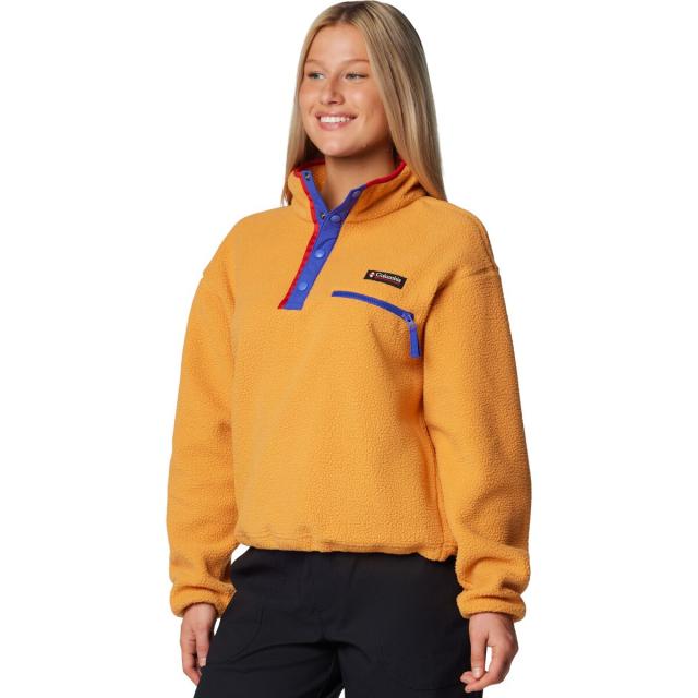 (取寄) コロンビア レディース ヘルベティア リ クロップド 1/2-スナップ フリース プルオーバー - ウィメンズ Columbia women Helvetia II Cropped 1/2-Snap Fleece Pullover - Women's Sunstone