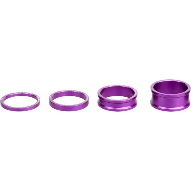 (取寄) ウルフトゥースコンポーネンツ ヘッドセット スペーサー キット Wolf Tooth Components Headset Spacer Kit Ultraviolet Purple