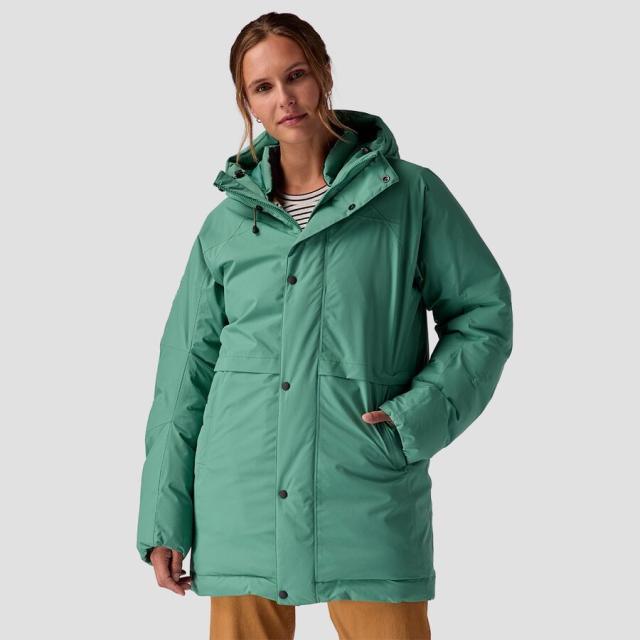 (取寄) バックカントリー レディース アライド ダウン アプレ パーカー - ウィメンズ Backcountry women ALLIED Down Apres Parka - Women's Gearhead Green