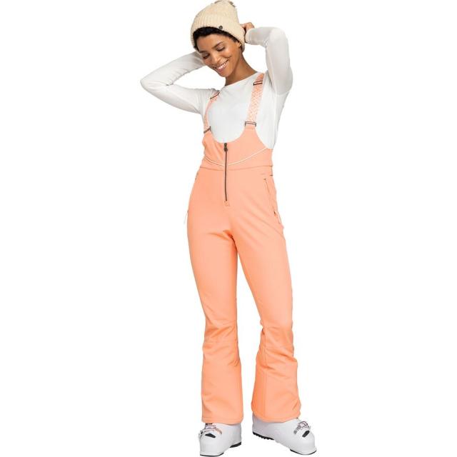 (取寄) ロキシー レディース サミット テクニカル スノー ビブ パンツ - ウィメンズ Roxy women Summit Technical Snow Bib Pants - Women's Peach Pinkの通販は 44,922円
