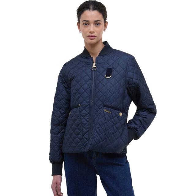 (取寄) バブアー レディース レイナ キルト ジャケット - ウィメンズ Barbour women Reyna Quilt Jacket - Women's Dark Navy