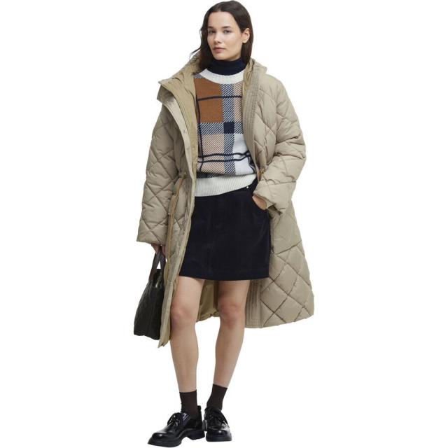 (取寄) バブアー レディース ロミリー キルト ジャケット - ウィメンズ Barbour women Romilly Quilt Jacket - Women's Light Trench/Sky Dress Tartan