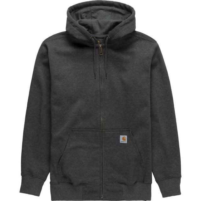 (取寄) カーハート メンズ レイン ディフェンダー パクストン フルジップ フーデット スウェットシャツ - メンズ Carhartt men Rain Defender Paxton Full-Zip Hooded Sweatshirt - Men's Carbon Heather