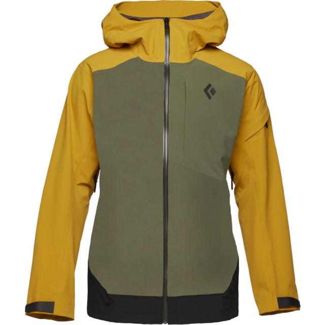 (取寄) ブラックダイヤモンド メンズ リーコン ストレッチ スキー シェル - メンズ Black Diamond men Recon Stretch Ski Shell - Men's Amber/Tundra/Blackの通販は 70,477円