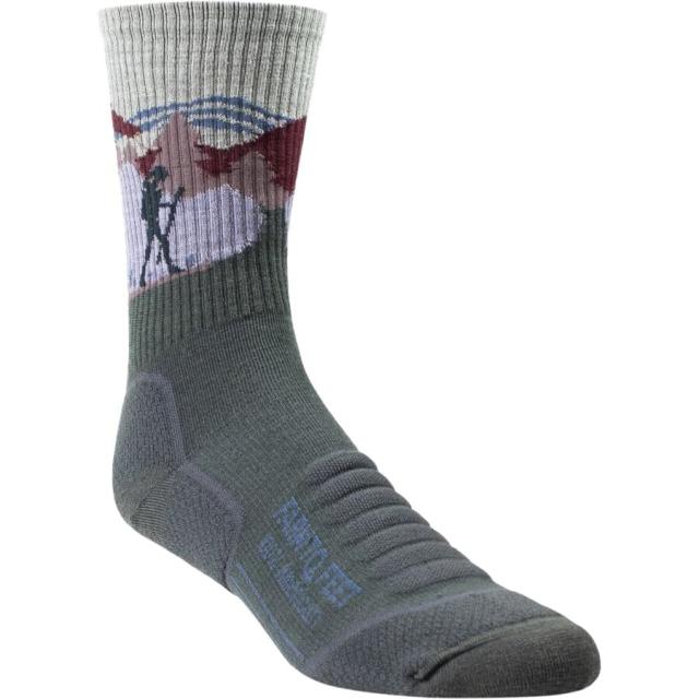 (取寄) ファームトゥフィート レディース ブルー リッジ ハイカー 3/4 クルー ソック - ウィメンズ Farm To Feet women Blue Ridge Hiker 3/4 Crew Sock - Women's Dark Shadowの通販は 7,603円