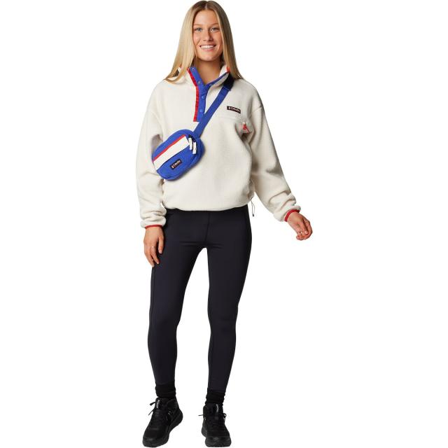 (取寄) コロンビア レディース ヘルベティア リ クロップド 1/2-スナップ フリース プルオーバー - ウィメンズ Columbia women Helvetia II Cropped 1/2-Snap Fleece Pullover - Women's Chalk