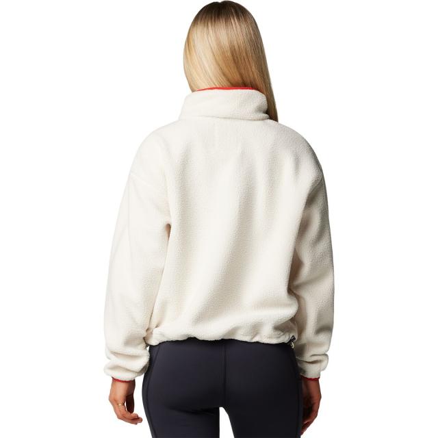 (取寄) コロンビア レディース ヘルベティア リ クロップド 1/2-スナップ フリース プルオーバー - ウィメンズ Columbia women Helvetia II Cropped 1/2-Snap Fleece Pullover - Women's Chalk